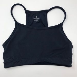 Athleta Navy Blue Sports Bra - Size Small